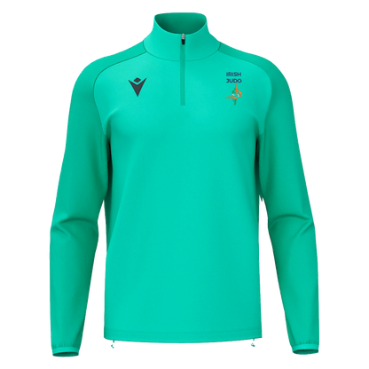 Irish Judo Isen 1/4 Zip Top Turquoise