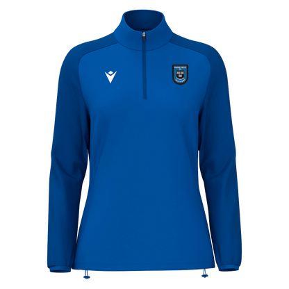 Marks Celtic FC Girls Lena 1/4 Zip Top Royal Blue