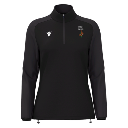 Irish Judo Lena Women's 1/4 Zip Top Black