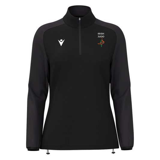 Irish Judo Lena Women's 1/4 Zip Top Black