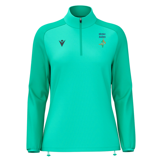 Irish Judo Lena Women's 1/4 Zip Top Turquoise