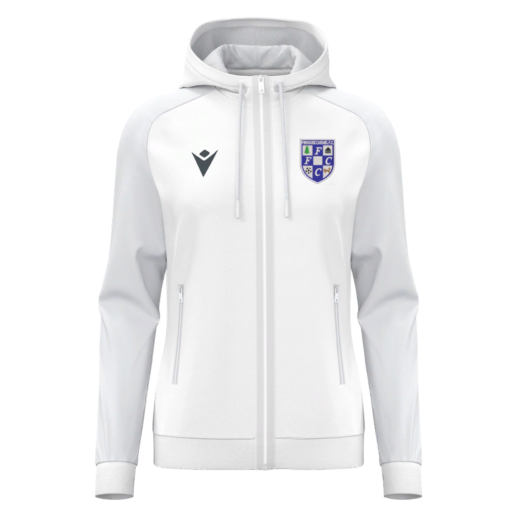 Firhouse Carmel AFC Woman's Atlas Full Zip Hoodie White
