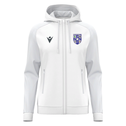 Firhouse Carmel AFC Woman's Atlas Full Zip Hoodie White
