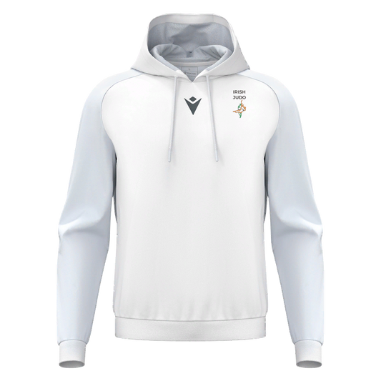 Irish Judo Horn Hoodie White