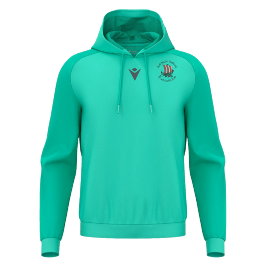 Baldoyle United FC Adult Horn Hoodie Turquoise