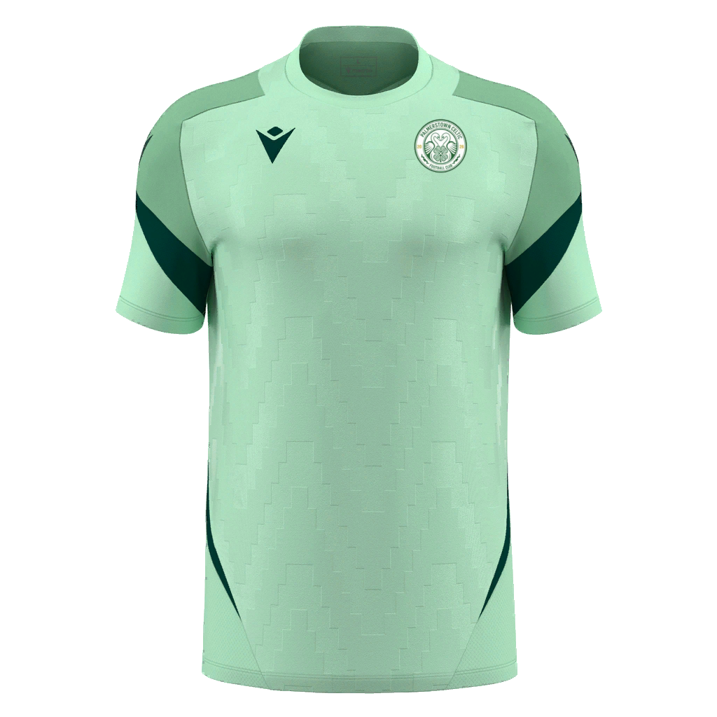 Palmerstown FC Totem Shirt SS Mint & Bottle Green