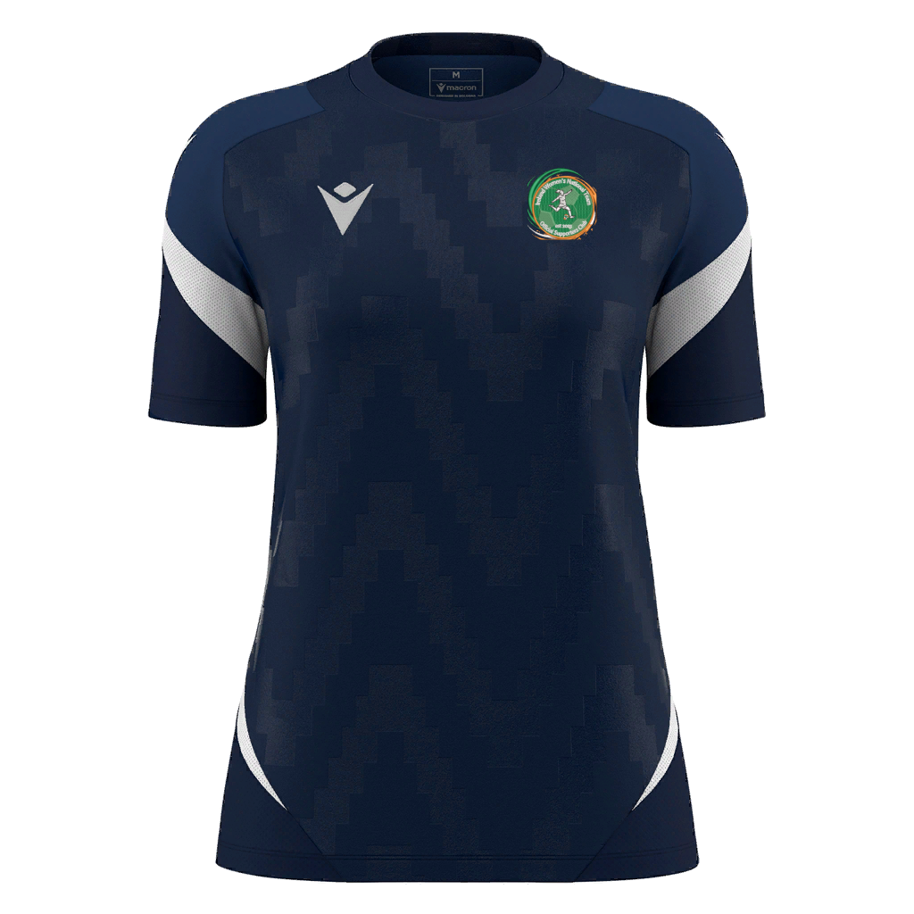 Ireland Women's National Team Official Supporters Club Women's Naga Shirt SS Navy