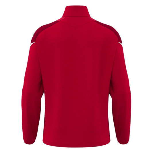 Valley Park United Hollow 1/4 Zip Red & White