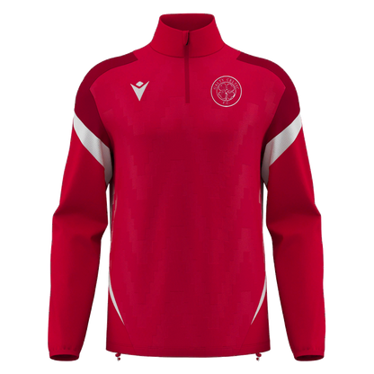 Galty Celtic Hollow 1/4 Zip Red & White