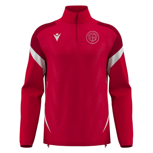 Galty Celtic Hollow 1/4 Zip Red & White
