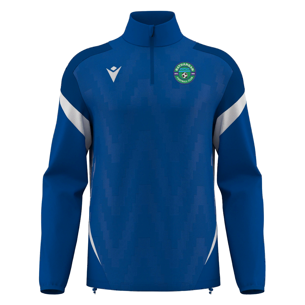 Rathangan FC Hollow 1/4 Zip Royal Blue & White