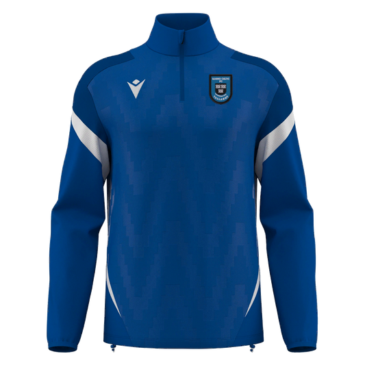 Marks Celtic FC Hollow 1/4 Zip Royal Blue & White