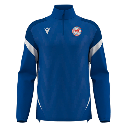 Clontarf FC Hollow 1/4 Zip Royal Blue & White