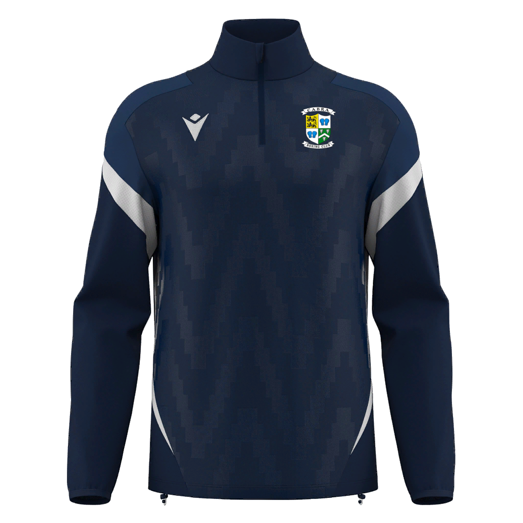 Cabra Boxing Hollow 1/4 Zip Navy & White