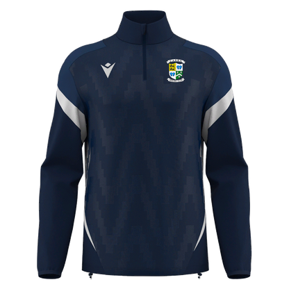 Cabra Boxing Hollow 1/4 Zip Navy & White