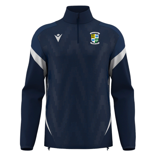 Cabra Boxing Hollow 1/4 Zip Navy & White