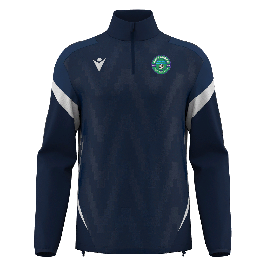 Rathangan FC Hollow 1/4 Zip Navy & White