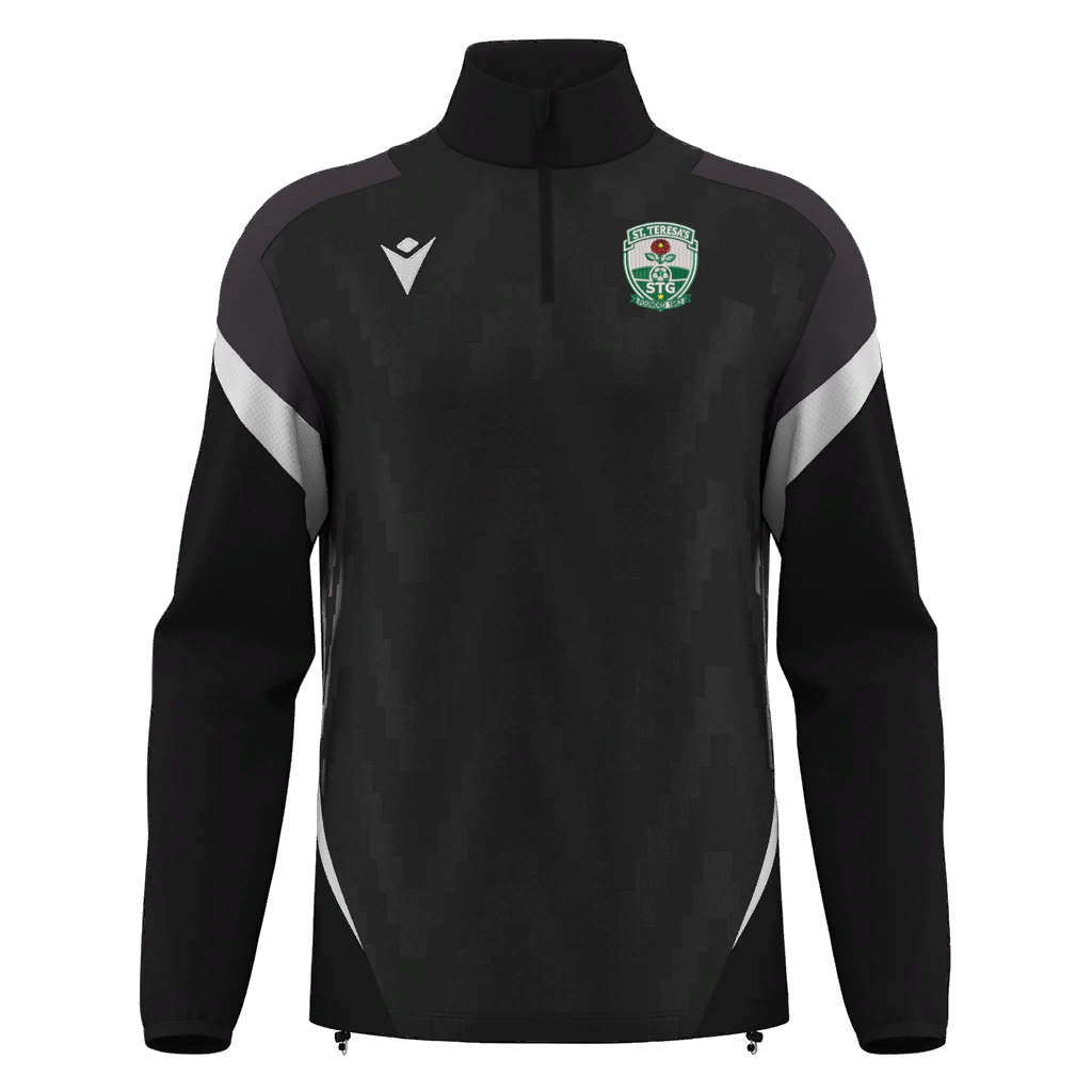 St Teresa's Gardends Hollow 1/4 Zip Black & White