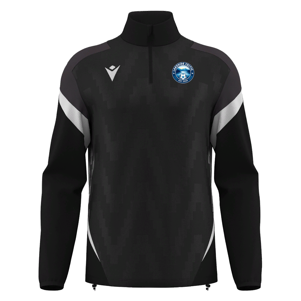 Lakeside Celtic Hollow 1/4 Zip Black & White