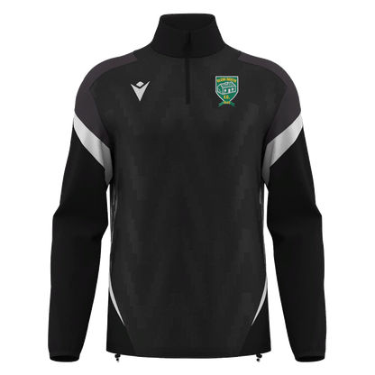 Glebe North FC Hollow 1/4 Zip Black & White