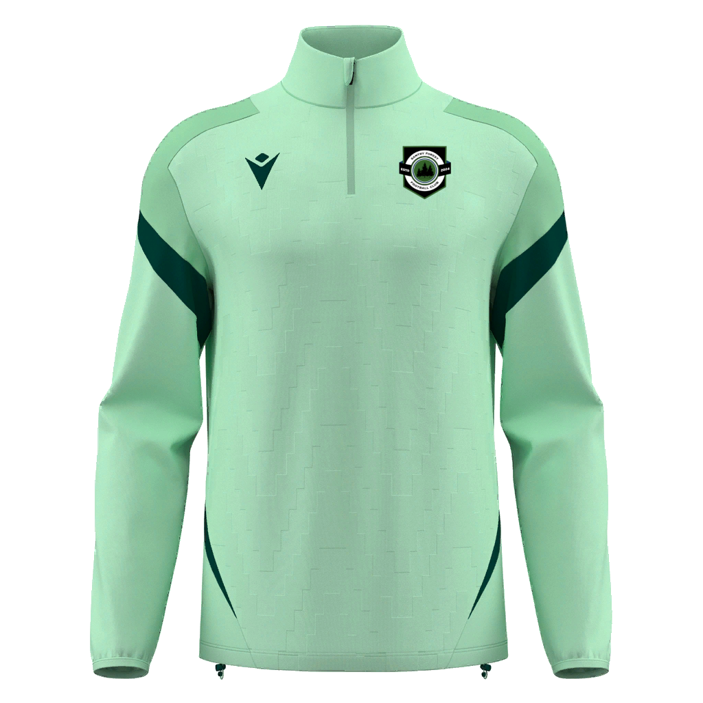 Santry Forest FC Hollow 1/4 Zip Mint Green
