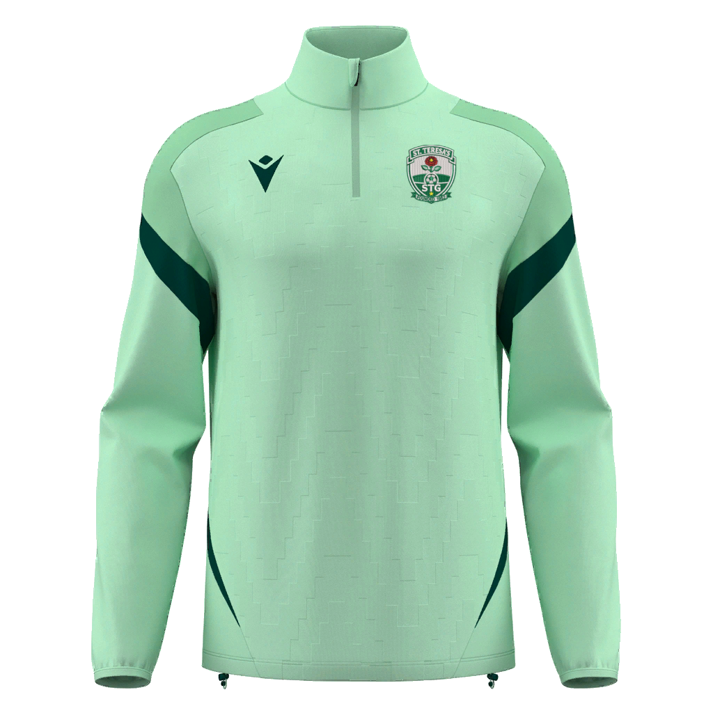 St Teresa's Gardends Hollow 1/4 Zip Mint Green