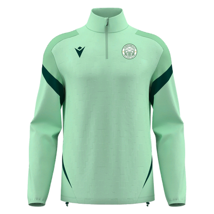 Palmerstown FC Hollow 1/4 Zip Mint & Bottle Green