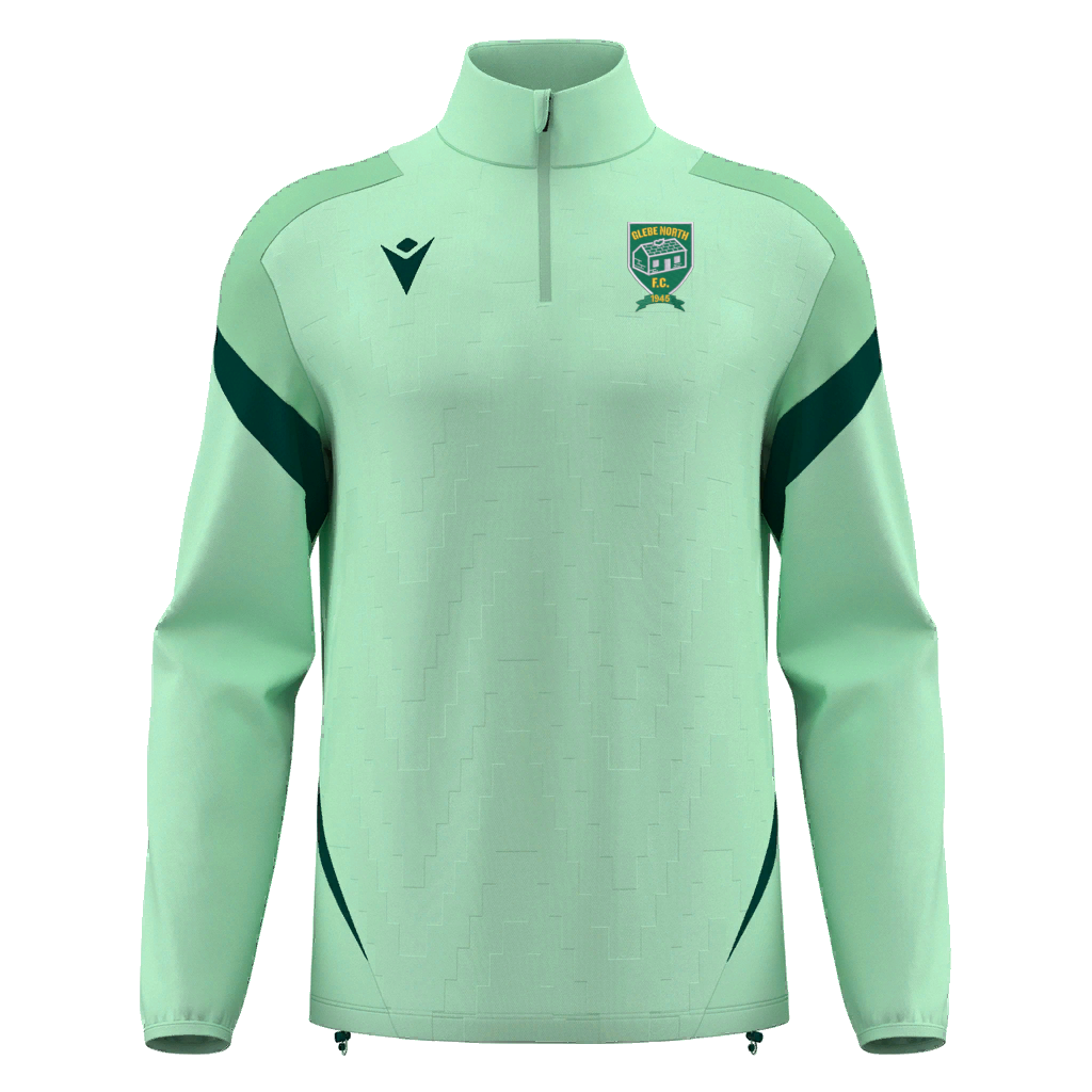 Glebe North FC Hollow 1/4 Zip Mint & Bottle Green