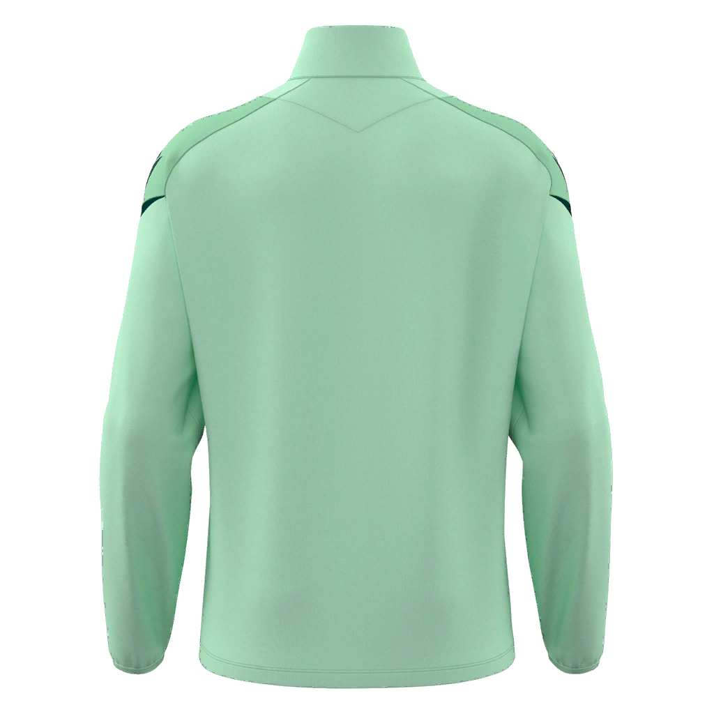 Ireland Women's National Team Official Supporters Club Unisex Hollow 1/4 Zip Mint Green