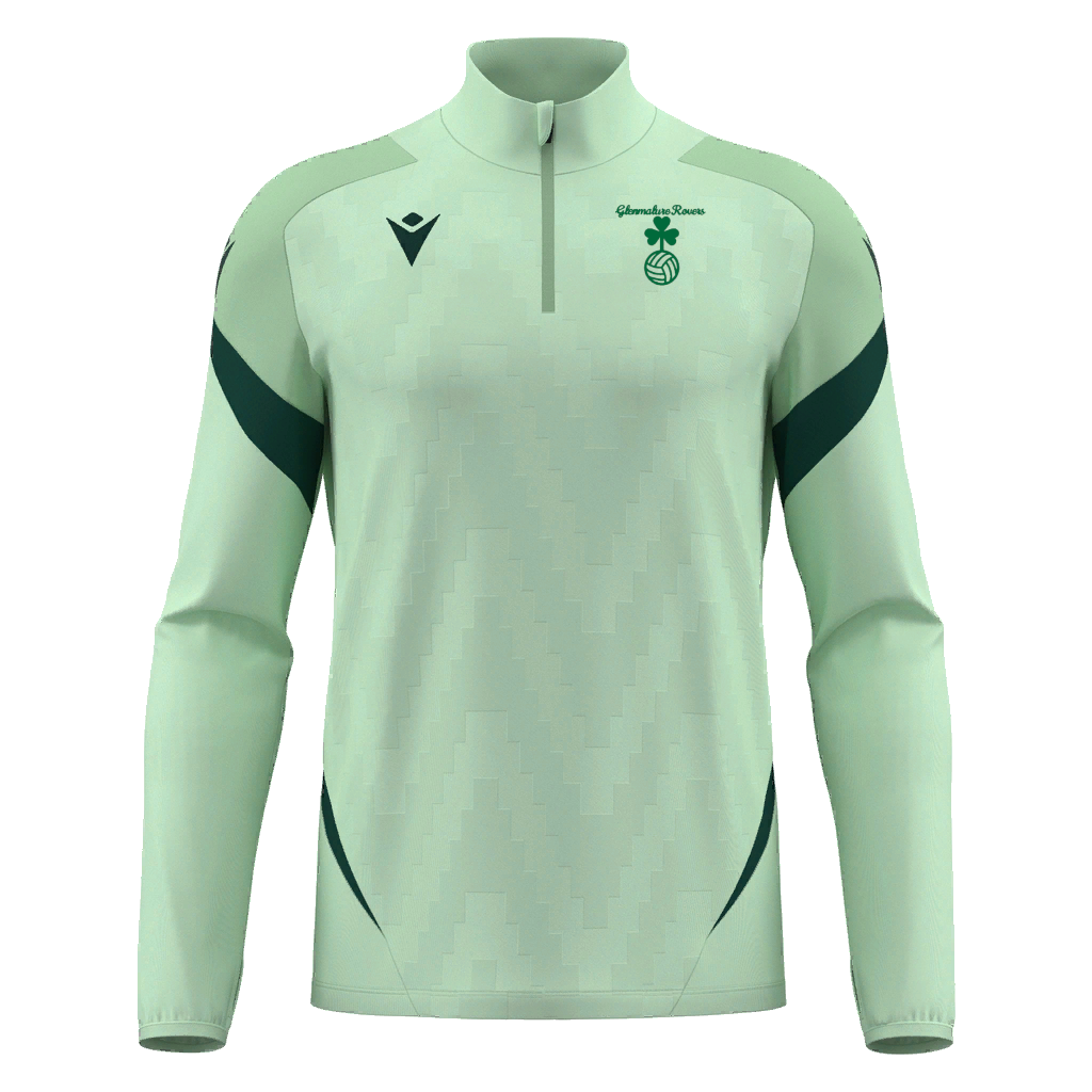 Glenmalure Rovers FC Starfall 1/4 Zip Mint Gree & Bottle Green