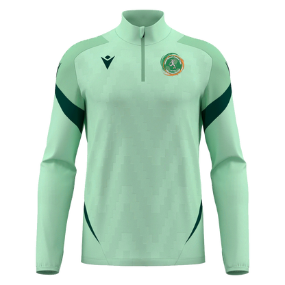 Ireland Women's National Team Official Supporters Club Unisex Starfall 1/4 Zip Mint Green