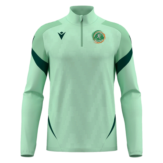 Ireland Women's National Team Official Supporters Club Unisex Starfall 1/4 Zip Mint Green