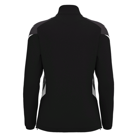 Marks Celtic FC Leona 1/4 Zip Womens Fit Black & White