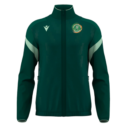 Ireland Women's National Team Official Supporters Club Unisex Odin Full Zip Top Bottle Green
