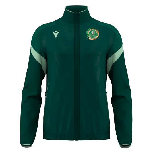 Ireland Women's National Team Official Supporters Club Unisex Odin Full Zip Top Bottle Green