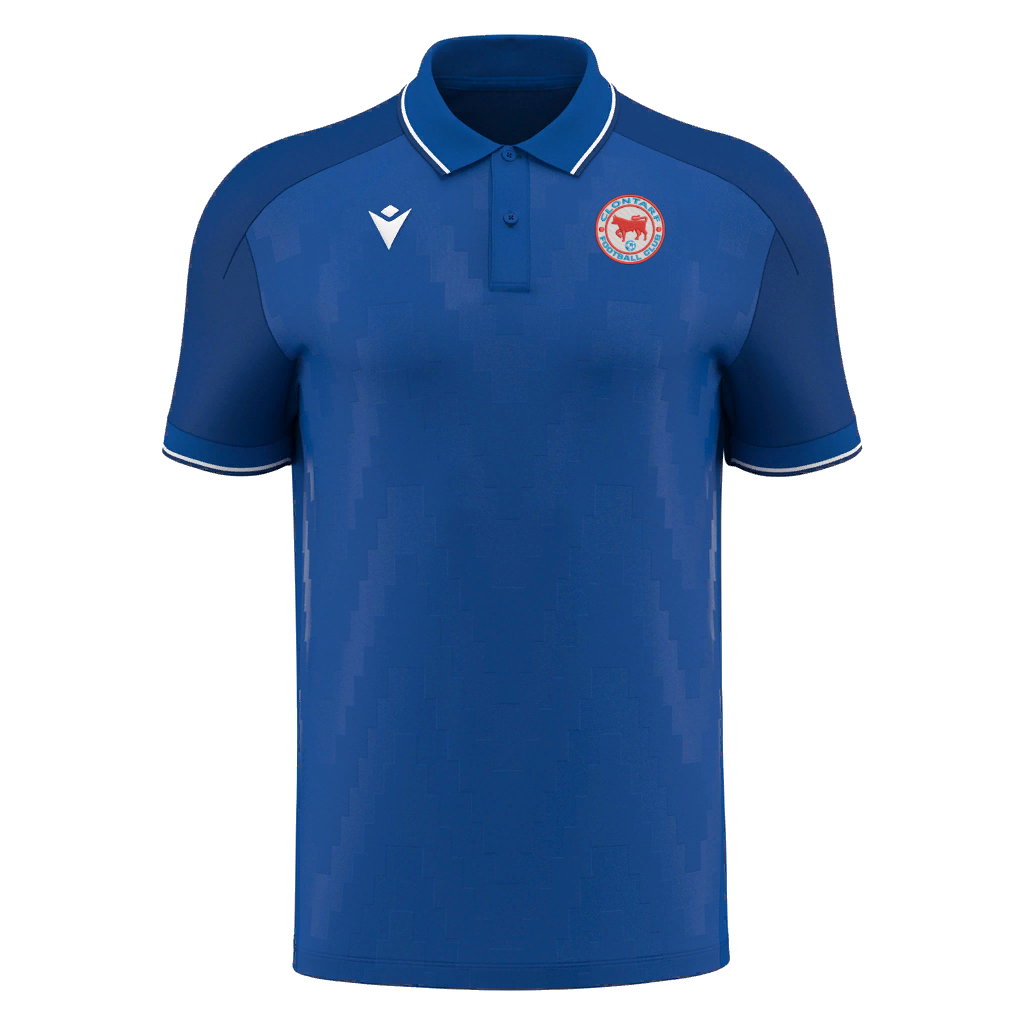 Clontarf FC Echoes Polo Royal Blue