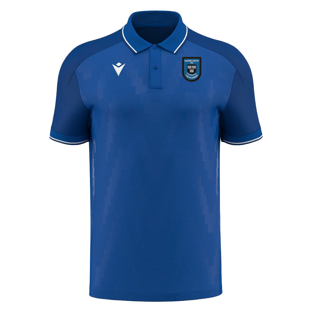 Marks Celtic FC Echoes Polo Royal Blue & White