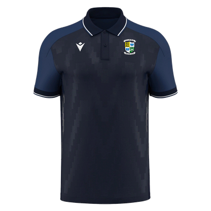 Cabra Boxing Echoes Polo Shirt Navy & White