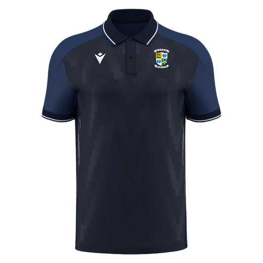Cabra Boxing Echoes Polo Shirt Navy & White
