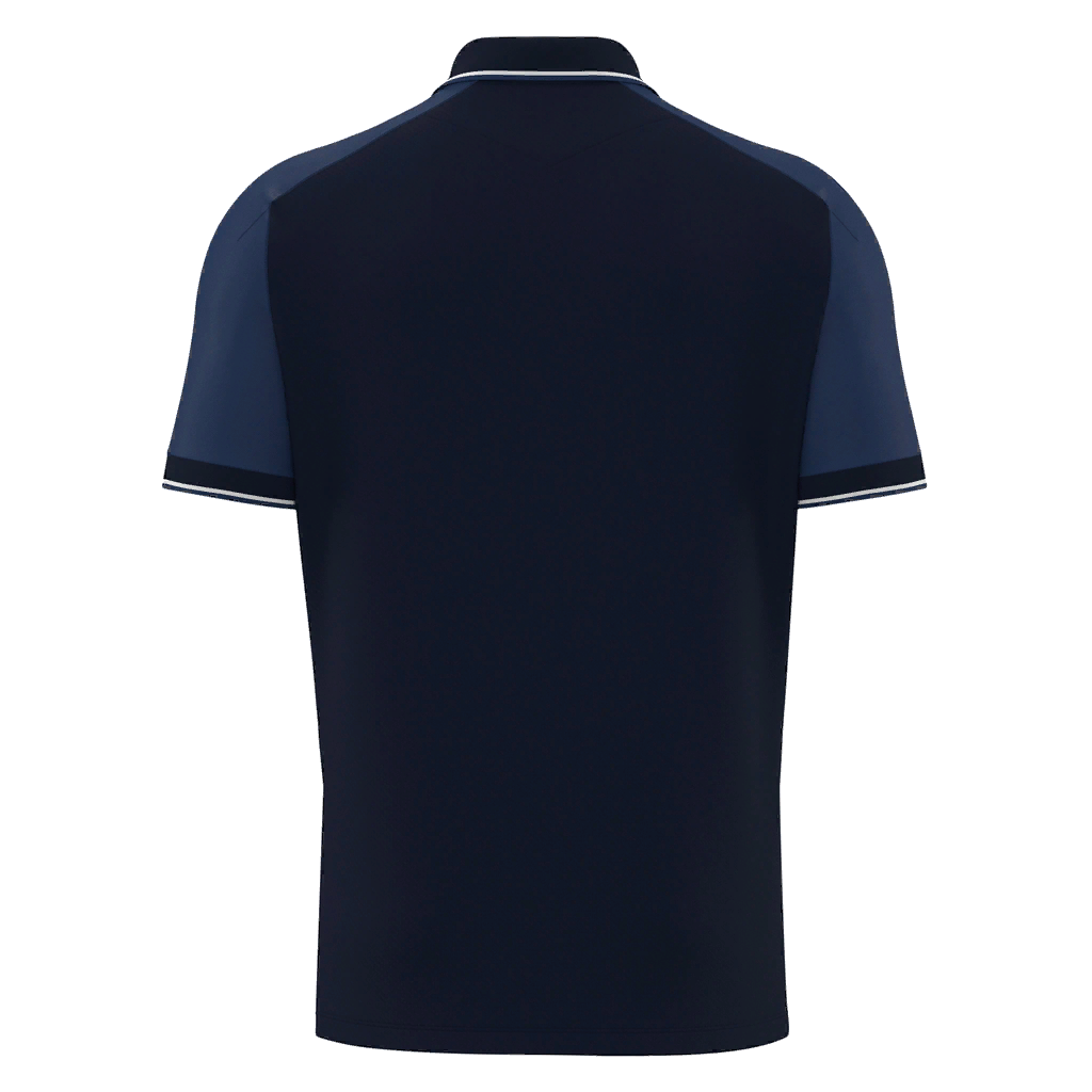 Cabra Boxing Echoes Polo Shirt Navy & White