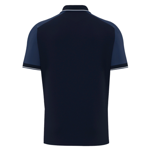 Cabra Boxing Echoes Polo Shirt Navy & White