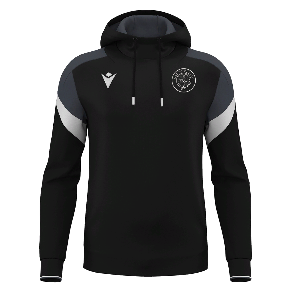 Galty Celtic Alchemist Hoodie Black & White
