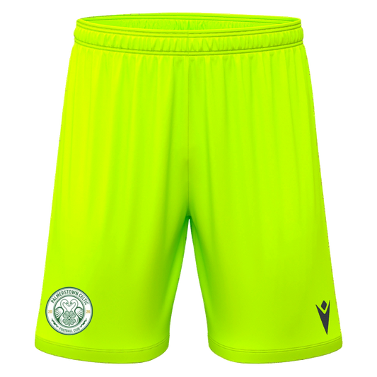 Palmerstown FC Matchday Goalkeepers Galax Shorts Neon Yellow