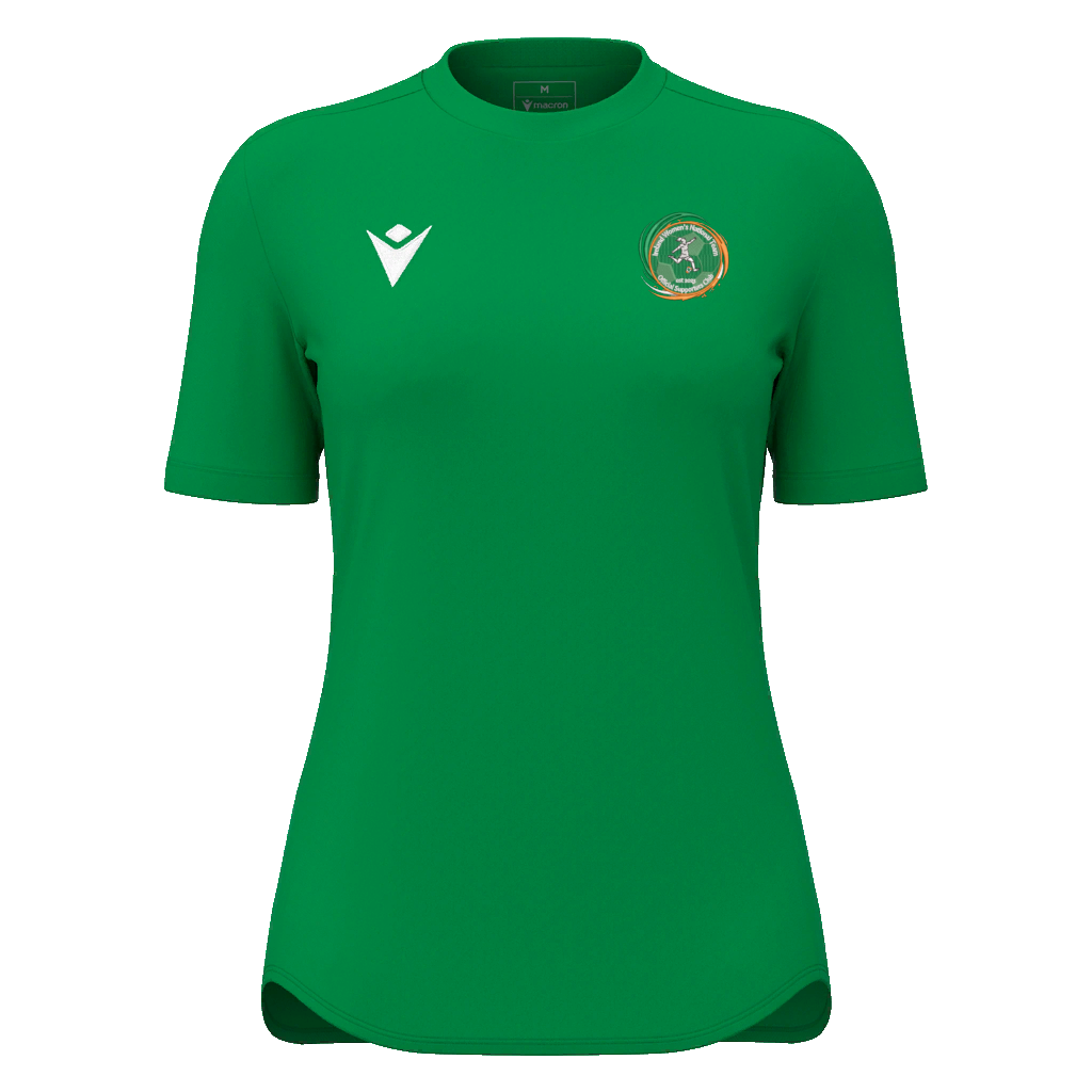 Ireland Women's National Team Official Supporters Club Women's Zyra Shirt SS Green