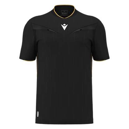 Mendez Eco Referee Shirt SS Black & Gold