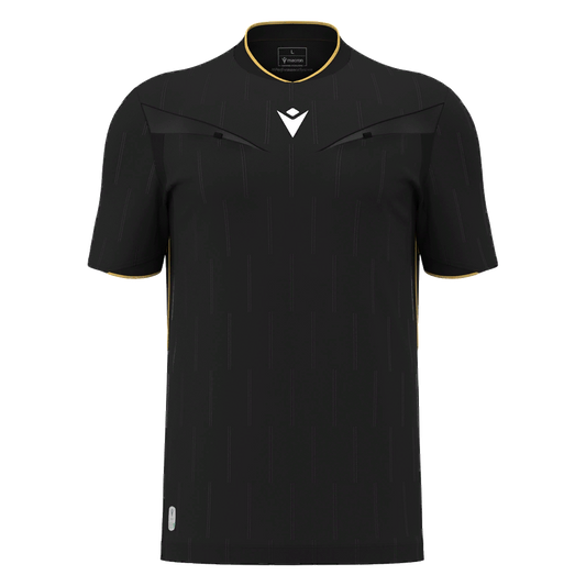 Mendez Eco Referee Shirt SS Black & Gold