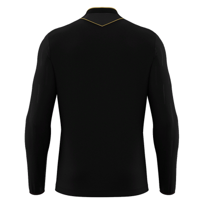 Mendez Eco Referee Shirt LS Black & Gold