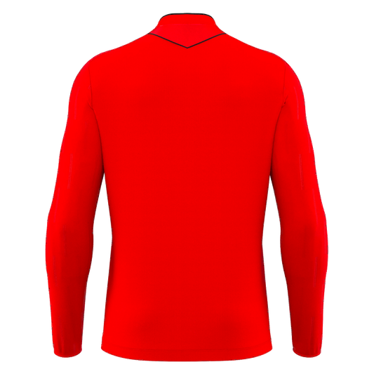Mendez Eco Referee Shirt LS Bright Red & Black