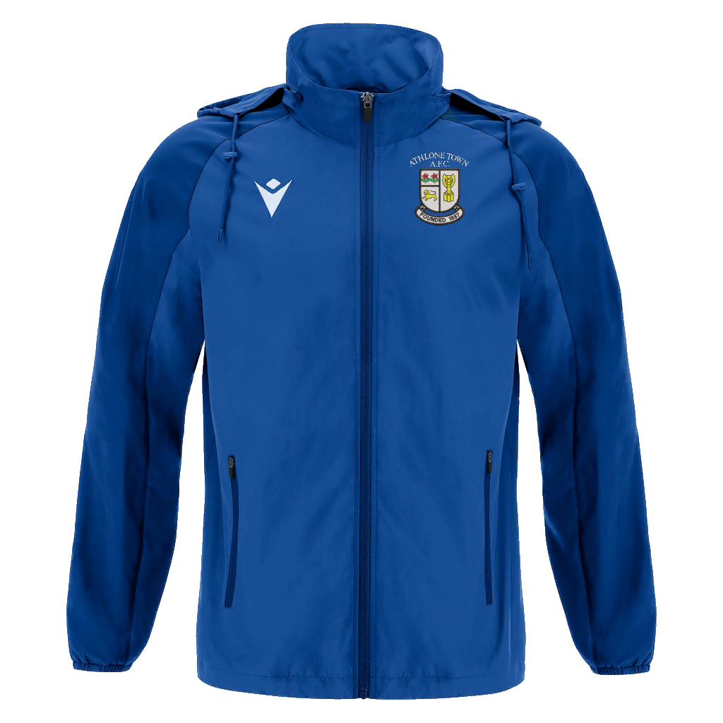 Athlone Town AFC Youth/Adult Elbrus Rain Jacket Royal Blue