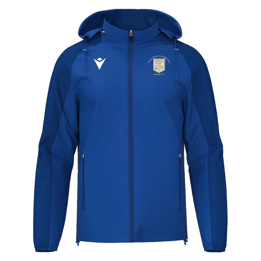 Grange Woodbine FC Elbrus Rain Jacket Royal Blue